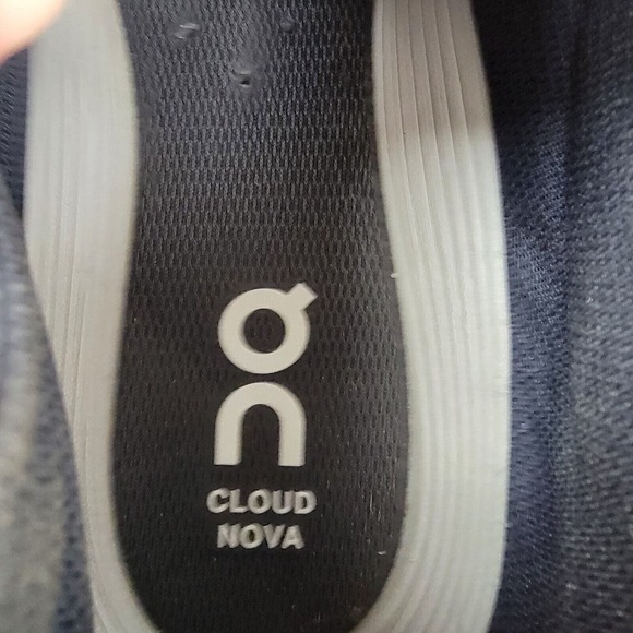 On Cloud Cloudnova Lifestyle Shoes Sneaker Men Size 11 Blue Lace Up Cloudtec - Picture 6 of 6